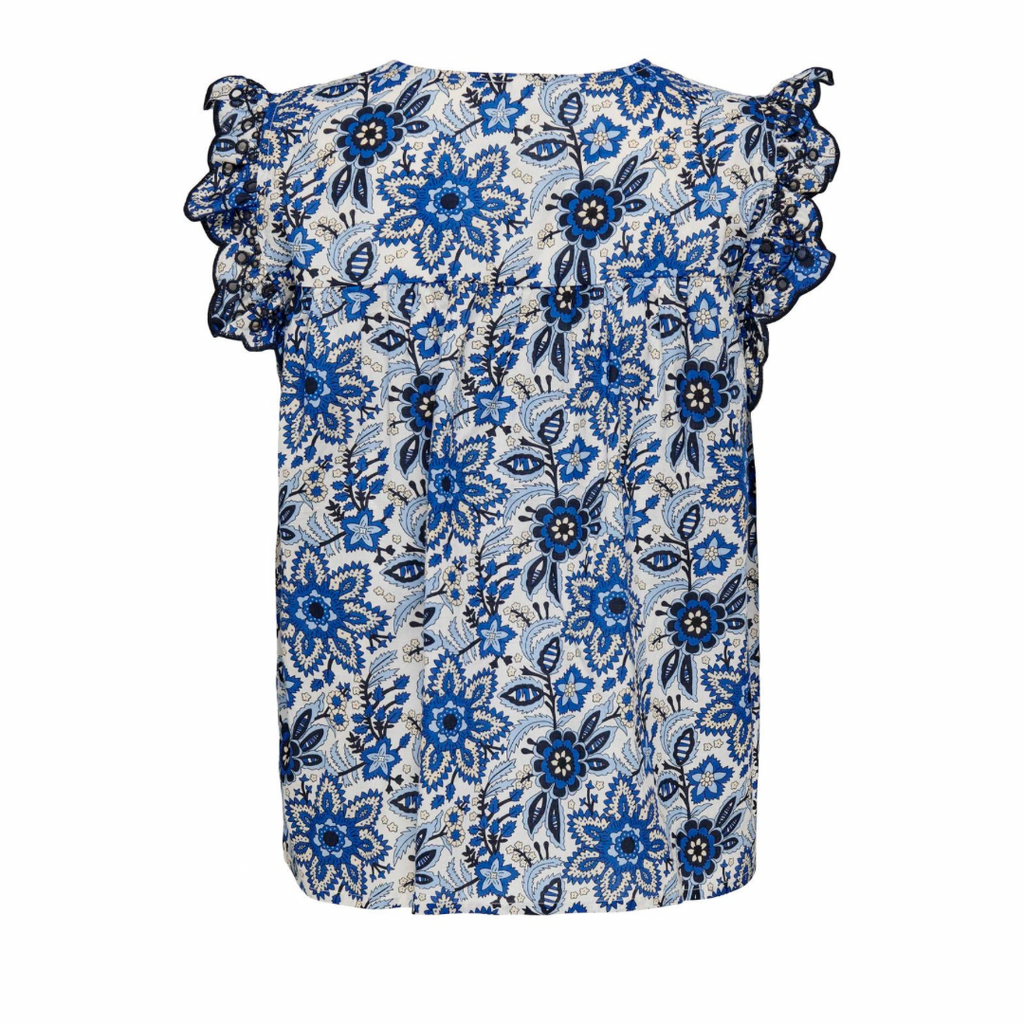 ONLY - TOP - KATIE 15324292 - DAZZLING BLUE LOVELY ORNAMENT