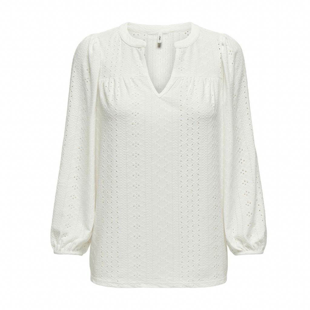 ONLY - BLUSE - SANDRA 15293379 - CLOUD DANCER