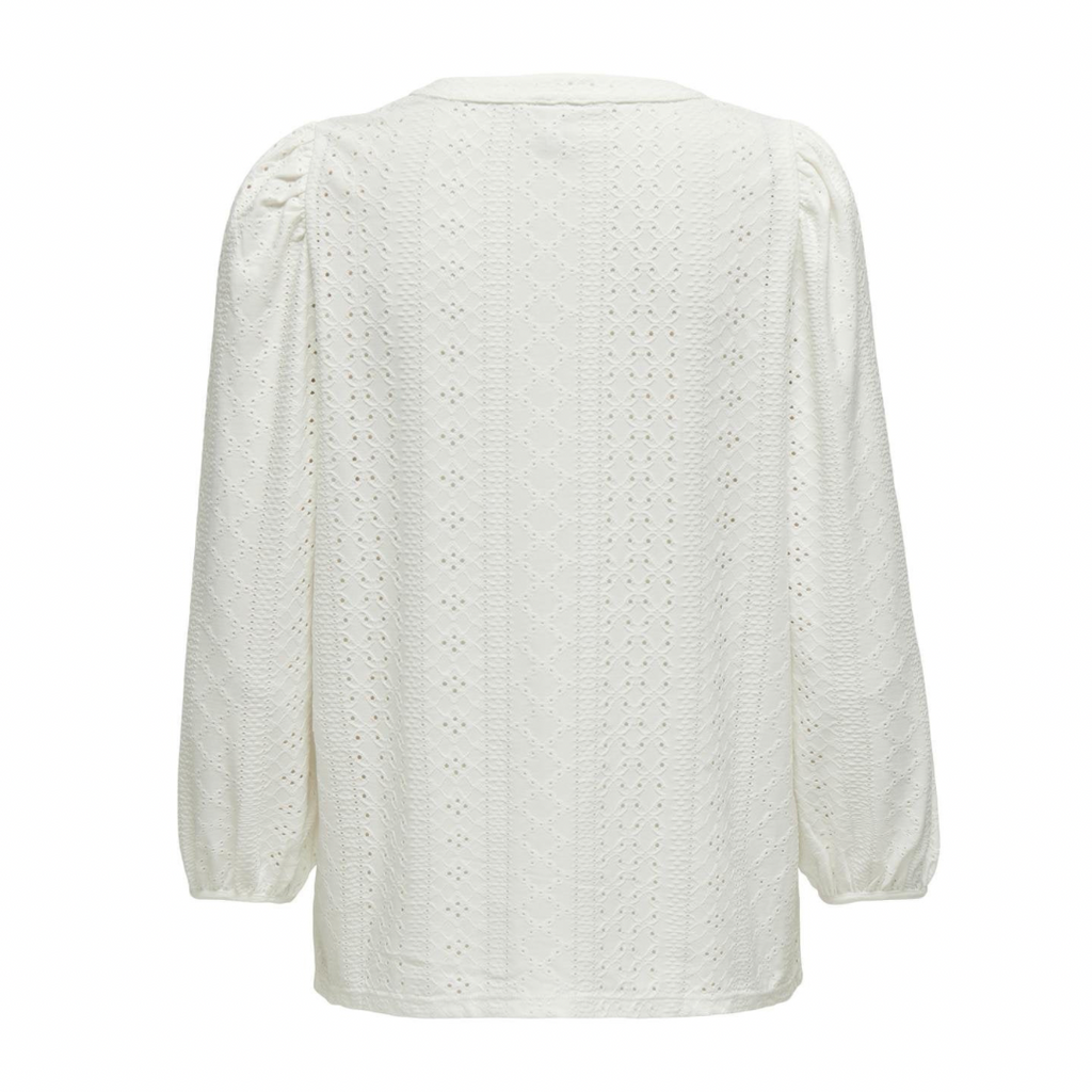 ONLY - BLUSE - SANDRA 15293379 - CLOUD DANCER