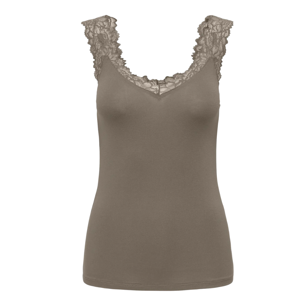 ONLY - TOP - FREE 15367470 - WALNUT