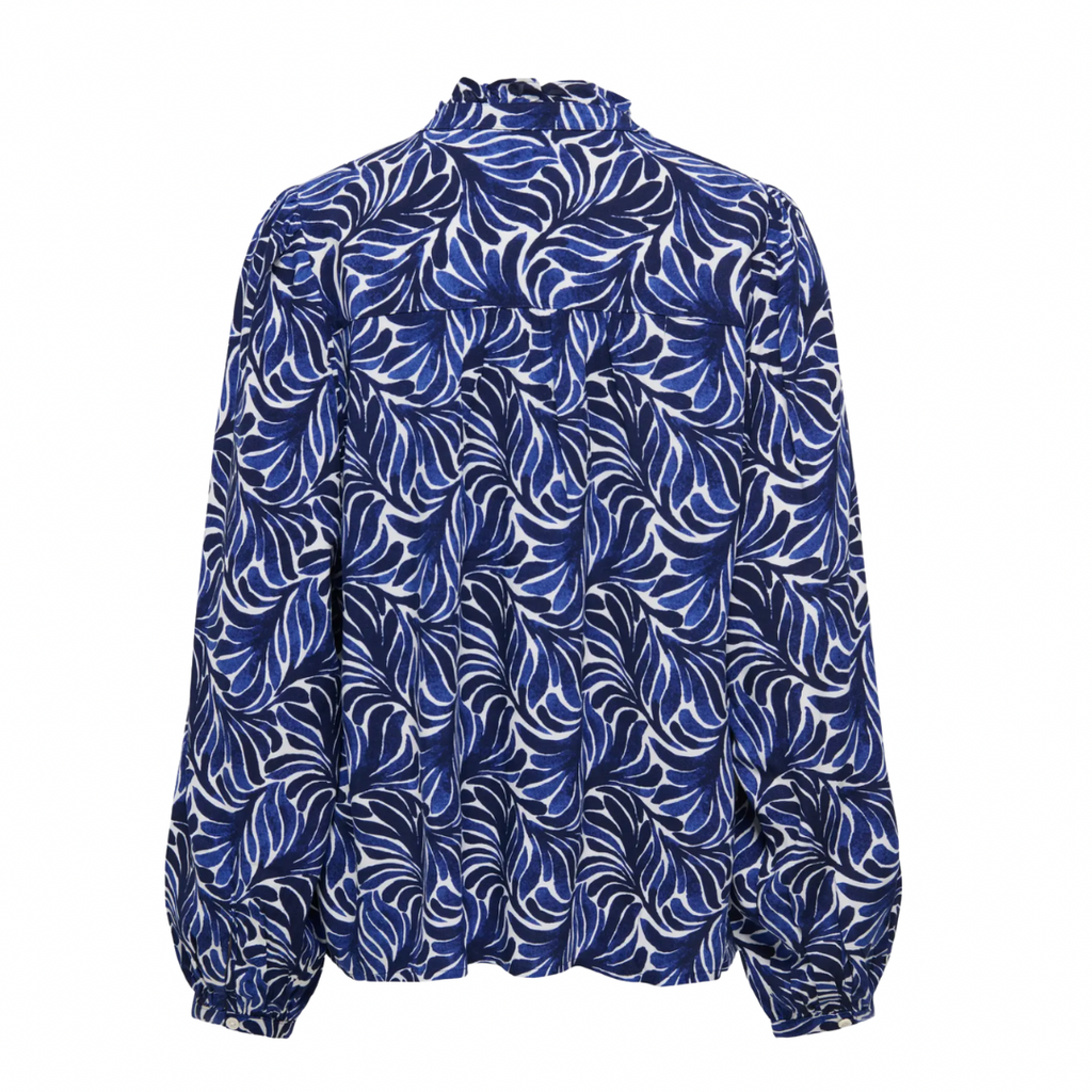 ONLY - SKJORTE - RAYA 15370803 - SURF THE WEB/GRAPHIC BLUE