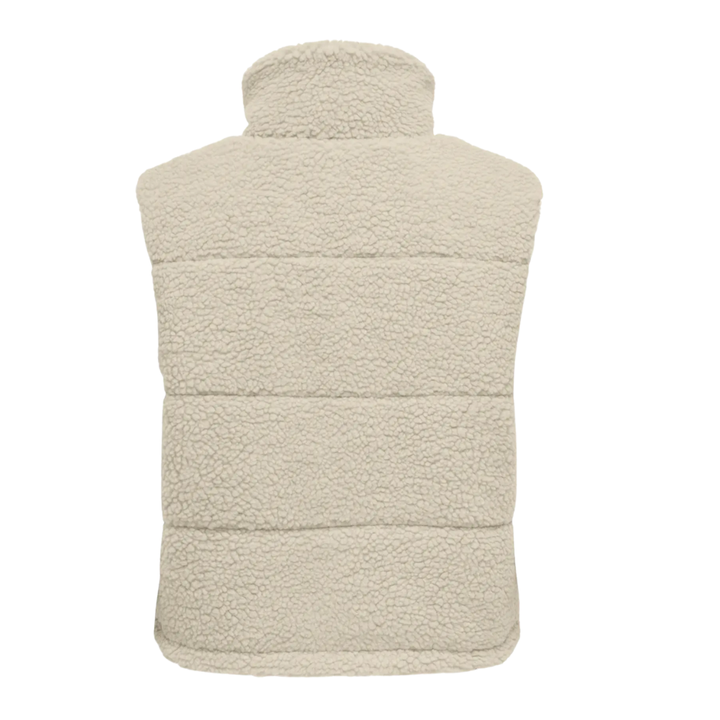 ONLY - VEST - SANDRA TEDDY 15320630 - PUMICE STONE