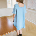 ONLY - DENIMKJOLE - GIGI 15339026 - LIGHT BLUE DENIM