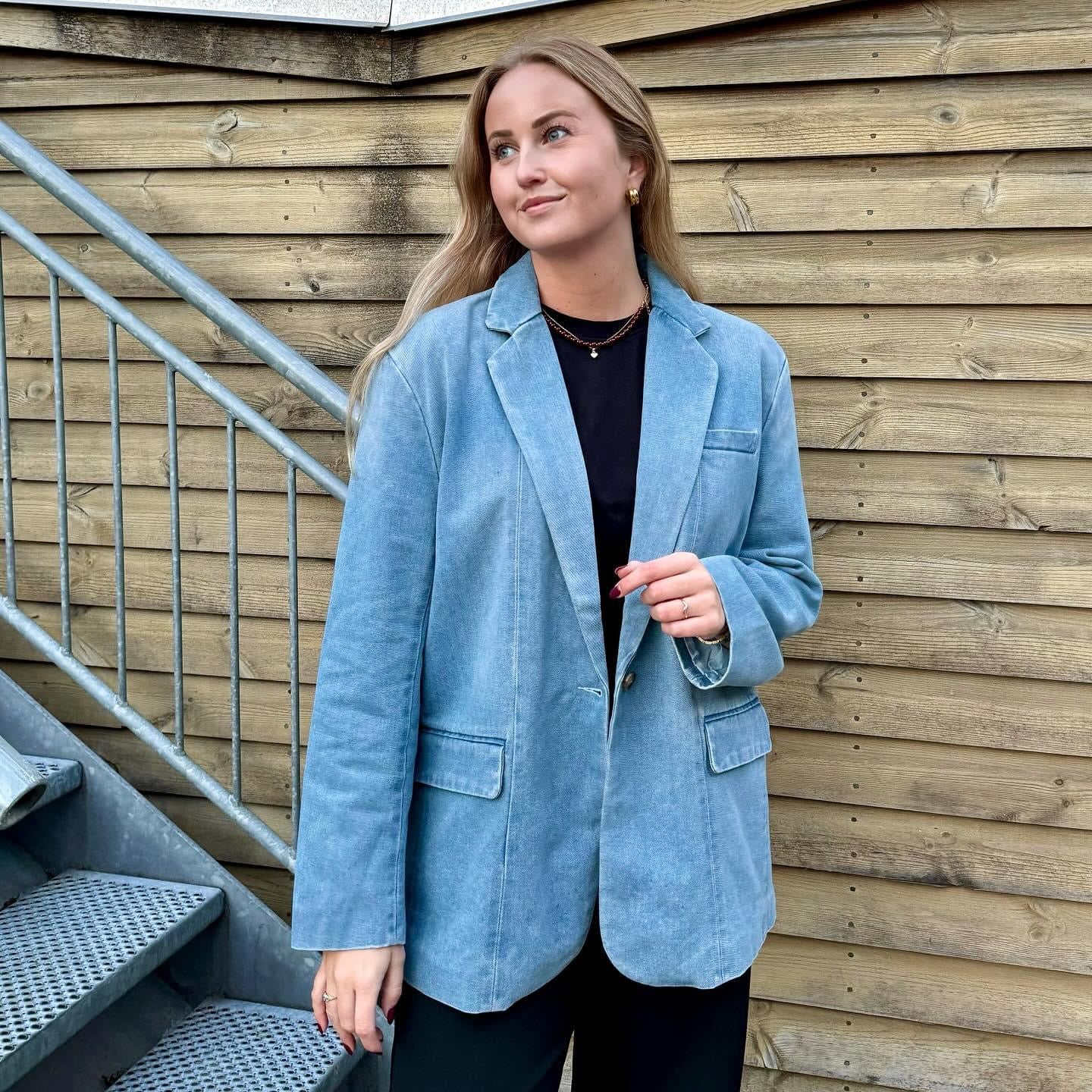 ONLY - BLAZER - CORY 15338592 - LIGHT BLUE DENIM