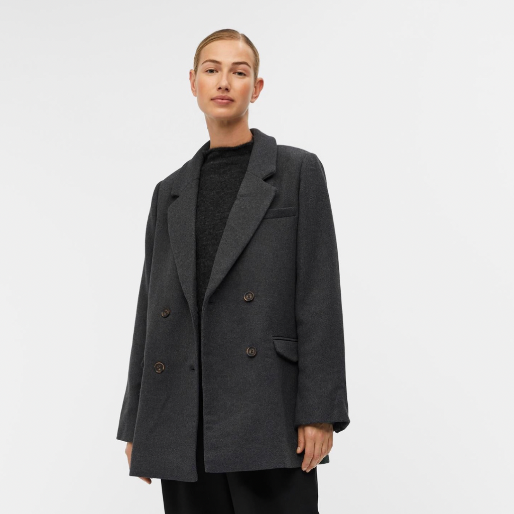 OBJECT - BLAZER - BLAZA 23041189 - DARK GRAY