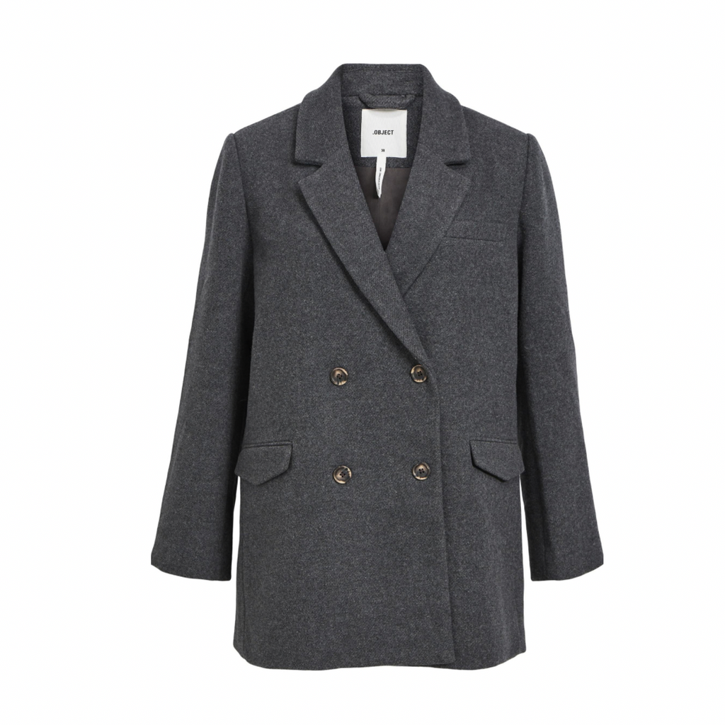 OBJECT - BLAZER - BLAZA 23041189 - DARK GRAY