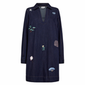NUMPH - KJOLE - CHIKU - 706039 - DARK BLUE DENIM