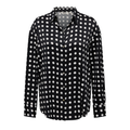 ONLY - SKJORTE - LYDIA SATIN 15368304 - BLACK/WHITE DOTS