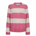 NÜMPH - STRIK - RIETTE BIG STRIPE 705113 - PINK COSMOS