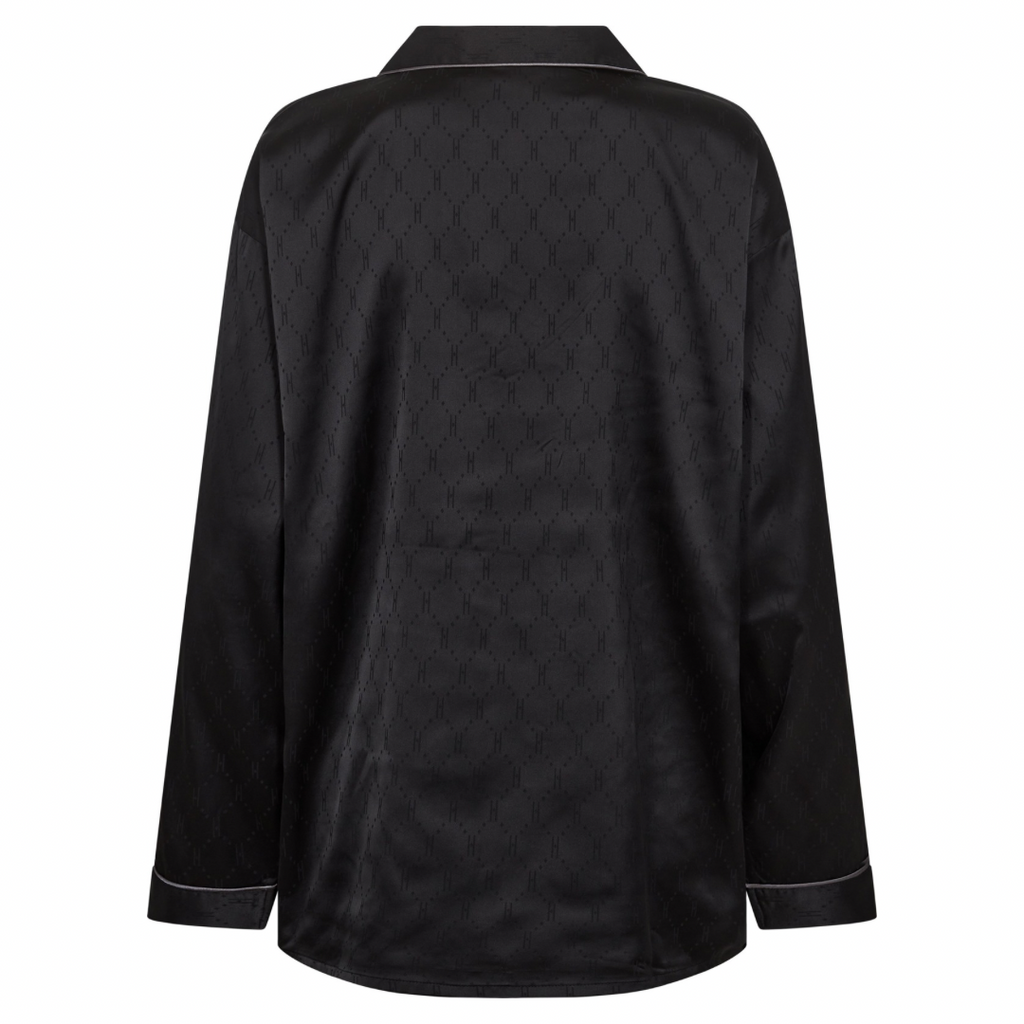 HYPE THE DETAIL - SATIN PYJAMAS - 3800439 - SORT