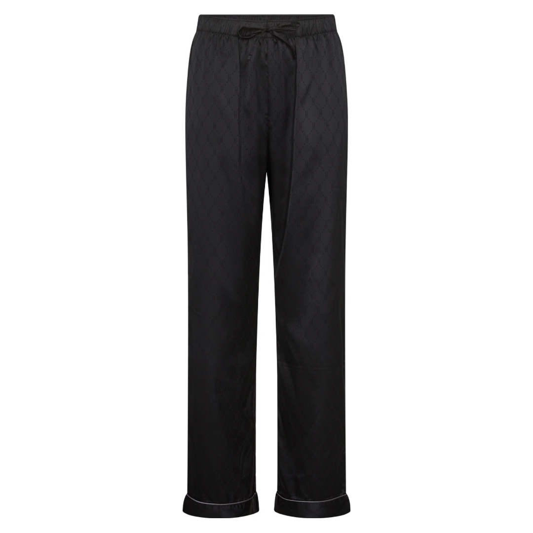 HYPE THE DETAIL - SATIN PYJAMAS - 3800439 - SORT