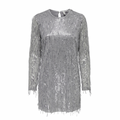 ONLY - KJOLE - ANIKA SPACY 15336062 - SILVER SEQUINS