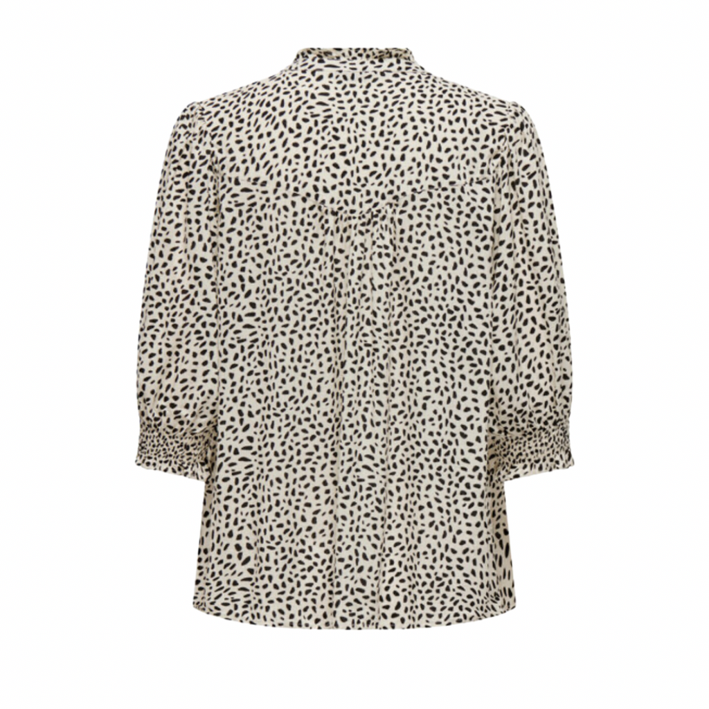 ONLY - SKJORTE - RAYA 15332997 - BLACK GRAPHIC DOT