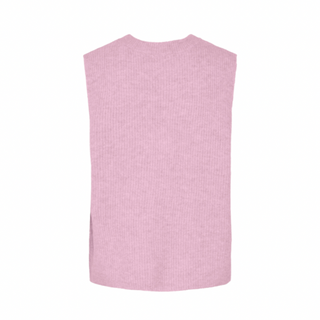PIECES - VEST - SILLY 17156680 - ROSEATE SPOONBILL MELANGE