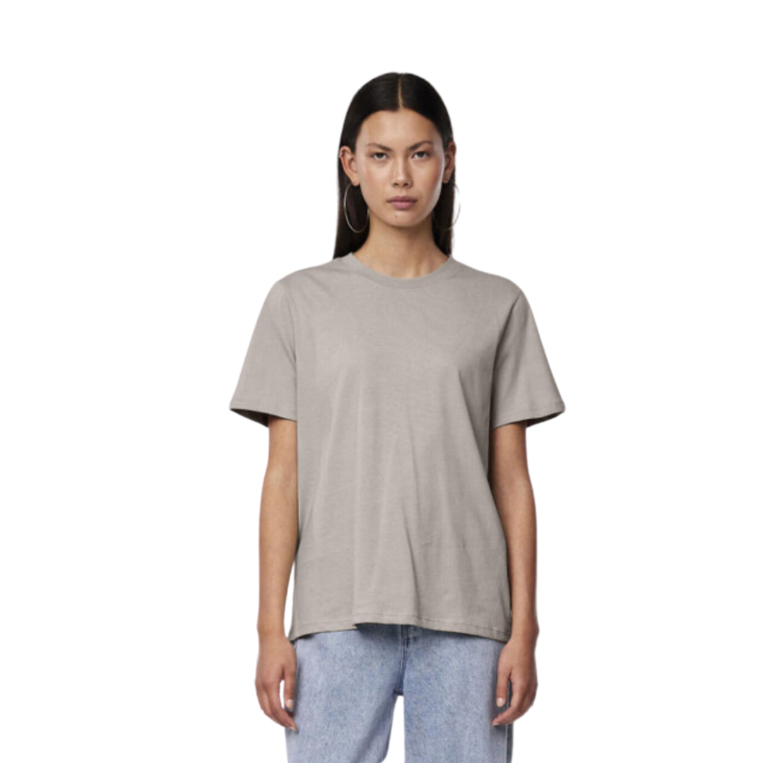 PIECES - T-SHIRT - RIA 17140802 - SILVER GRAY