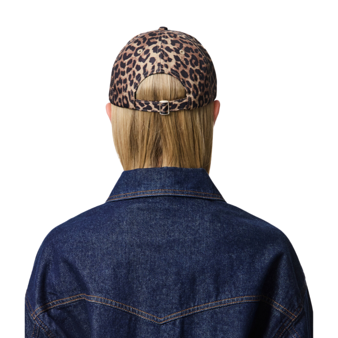 PIECES - CAP - SARAH 17155960 - BLACK DETAIL/LEO