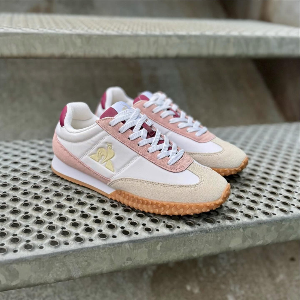 LE COQ SPORTIF - SNEAKERS - VELOCE 2422623 - BONE WHITE/MAUVE CHALK