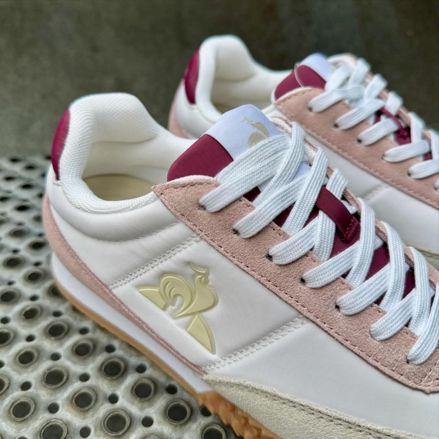 LE COQ SPORTIF - SNEAKERS - VELOCE 2422623 - BONE WHITE/MAUVE CHALK