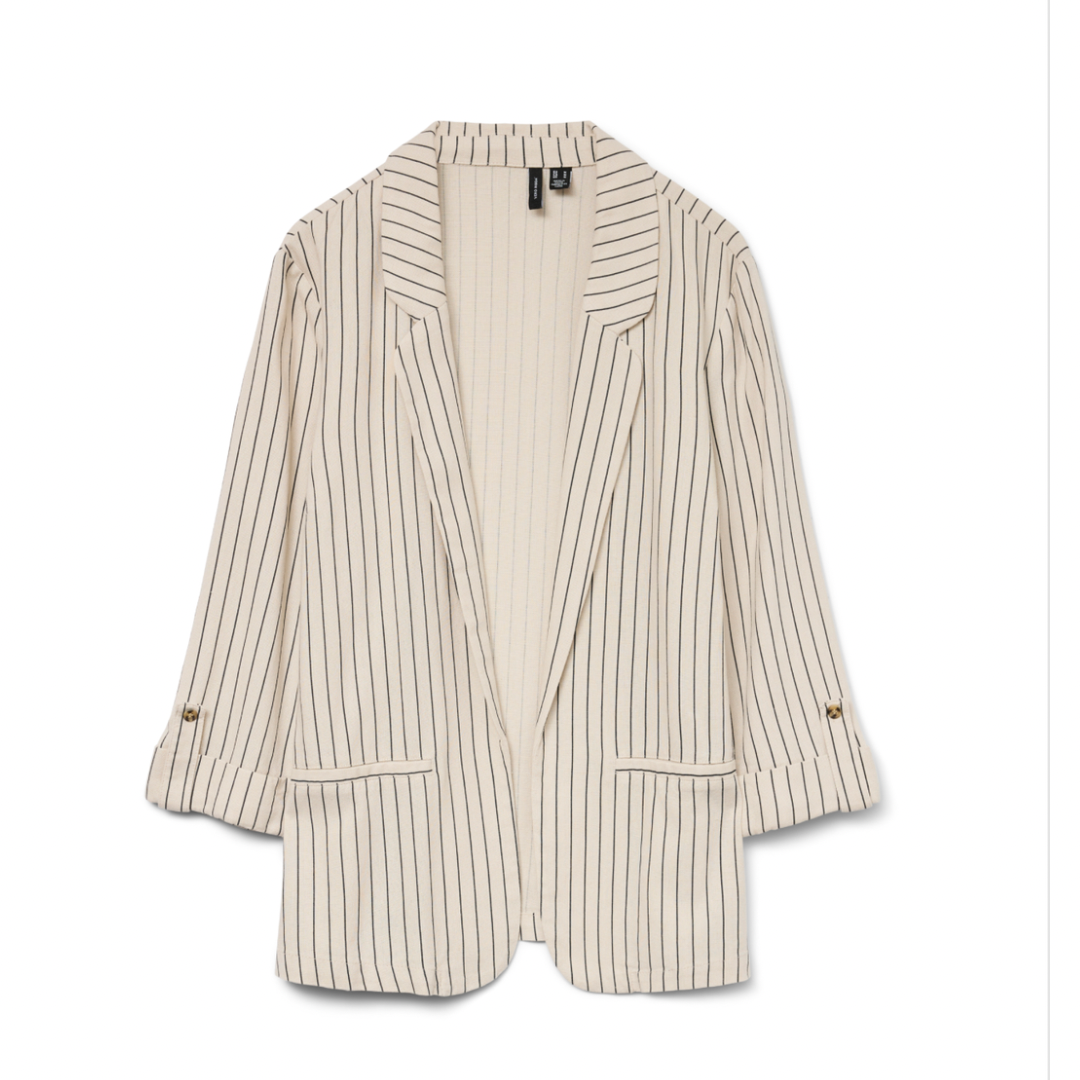 VERO MODA - BLAZER - JESMILO 10279700 - SILVER LINING/ANJA OBSIDIAN