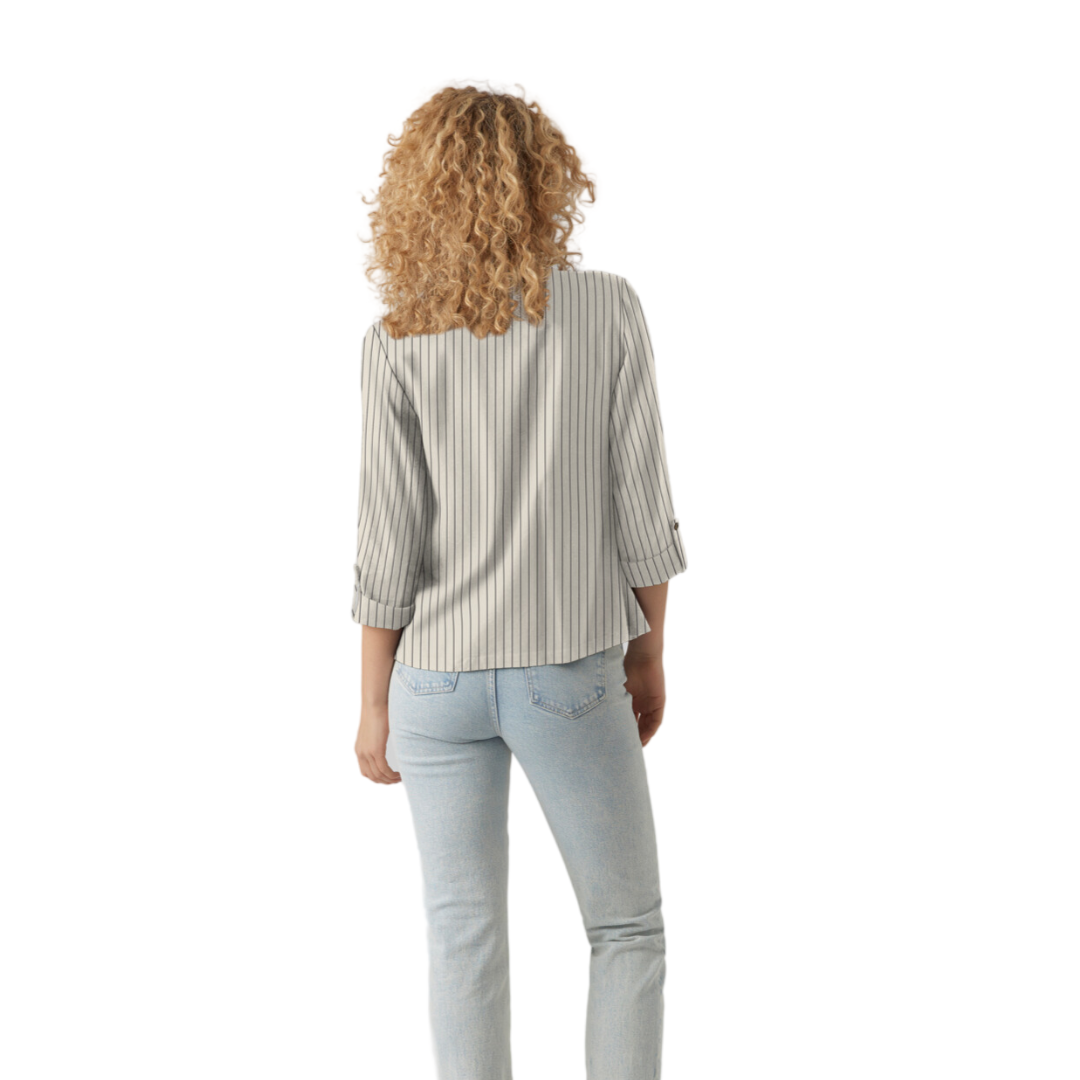 VERO MODA - BLAZER - JESMILO 10279700 - SILVER LINING/ANJA OBSIDIAN