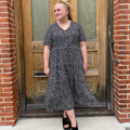 PIECES - KJOLE - TALA 17133688  - BLACK DOT