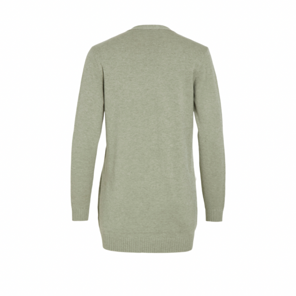VILA - CARDIGAN - RIL 14044041 - OIL GREEN MELANGE