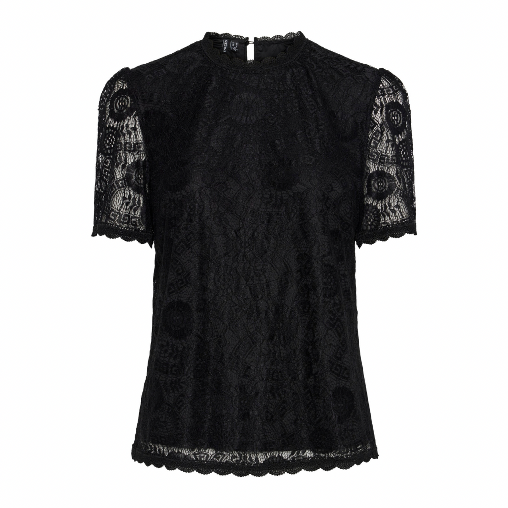 PIECES - BLONDE TEE - OLLINE  - 17148711 - SORT