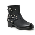 TRENDHOUSE - BIKERSTØVLER - 9201 BLACK
