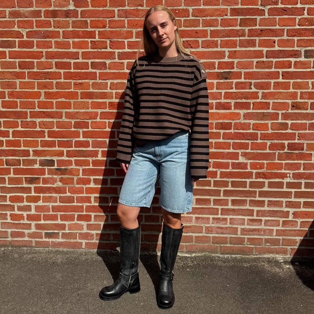 OBJECT - STRIK - ELLY 23044624 - MOREL/STRIPES BLACK