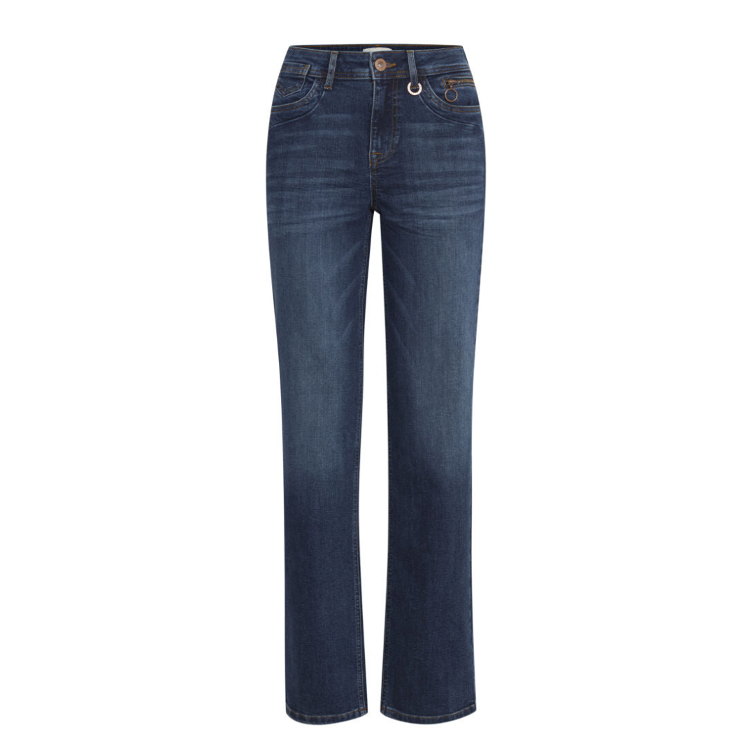 PULZ - JEANS - EMMA - 50206803 - DARK DENIM