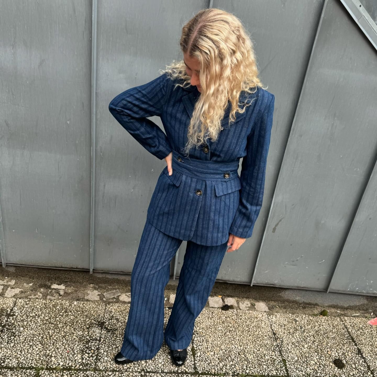 GLOBAL FUNK - BLAZER - WINIEA FANASEA 73319975 - YULLO STRIPE