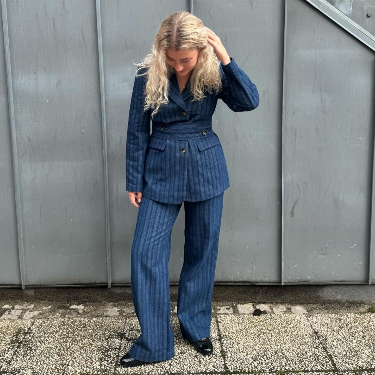 GLOBAL FUNK - BLAZER - WINIEA FANASEA 73319975 - YULLO STRIPE