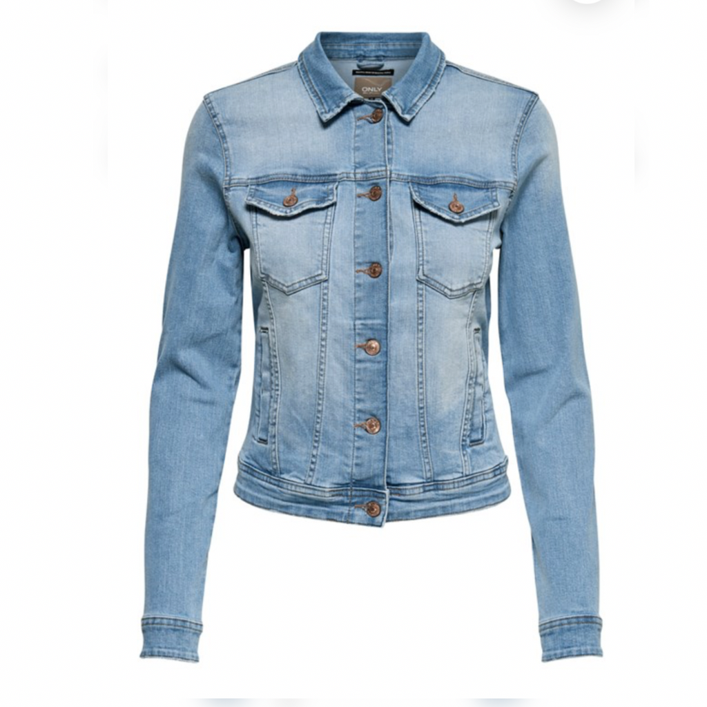 ONLY - DENIMJAKKE - TIA 15177241 - LIGHT BLUE DENIM