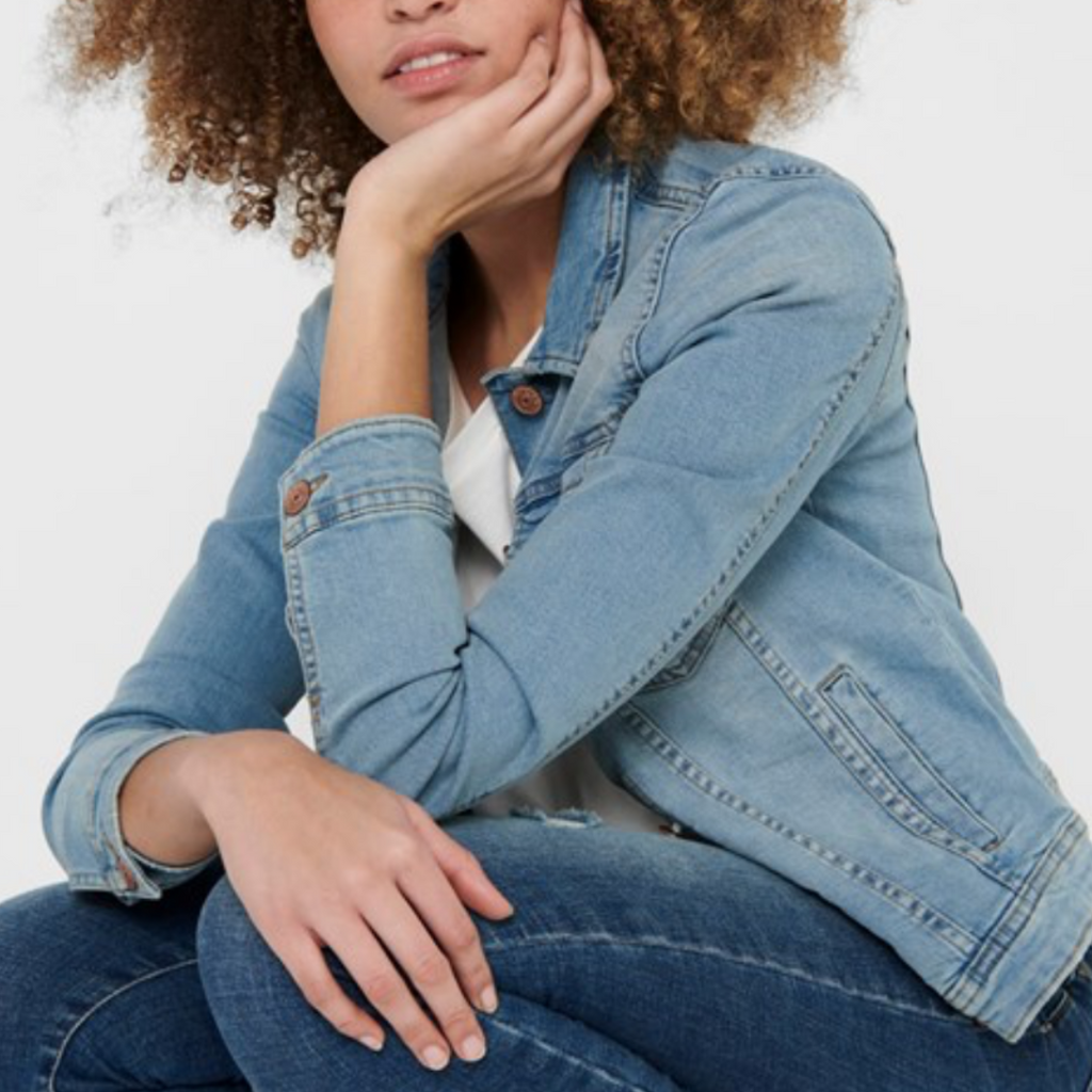 ONLY - DENIMJAKKE - TIA 15177241 - LIGHT BLUE DENIM
