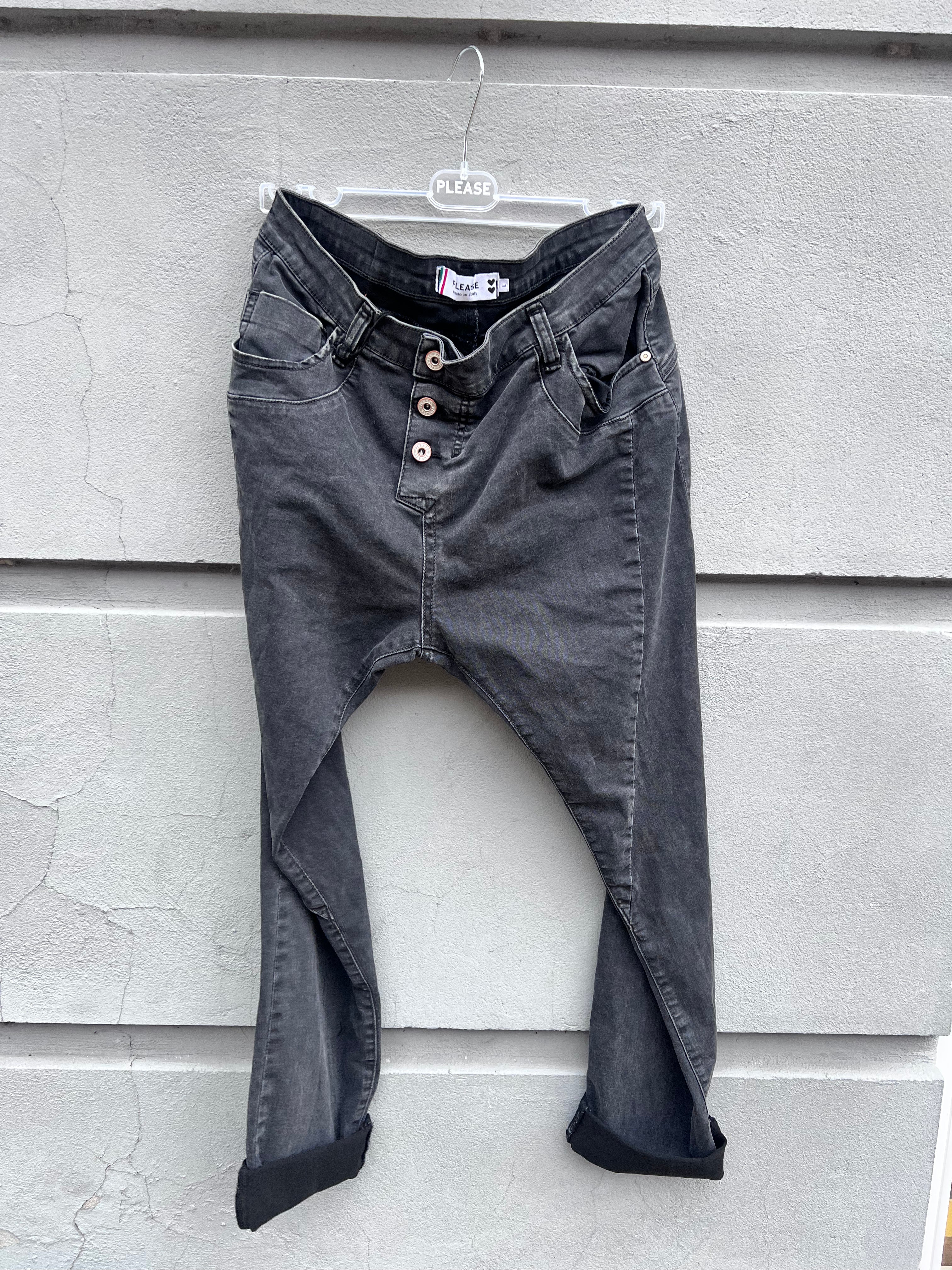 PLEASE JEANS - JEANS - CLASSIC P2YQGD5PDD - NERO DENIM