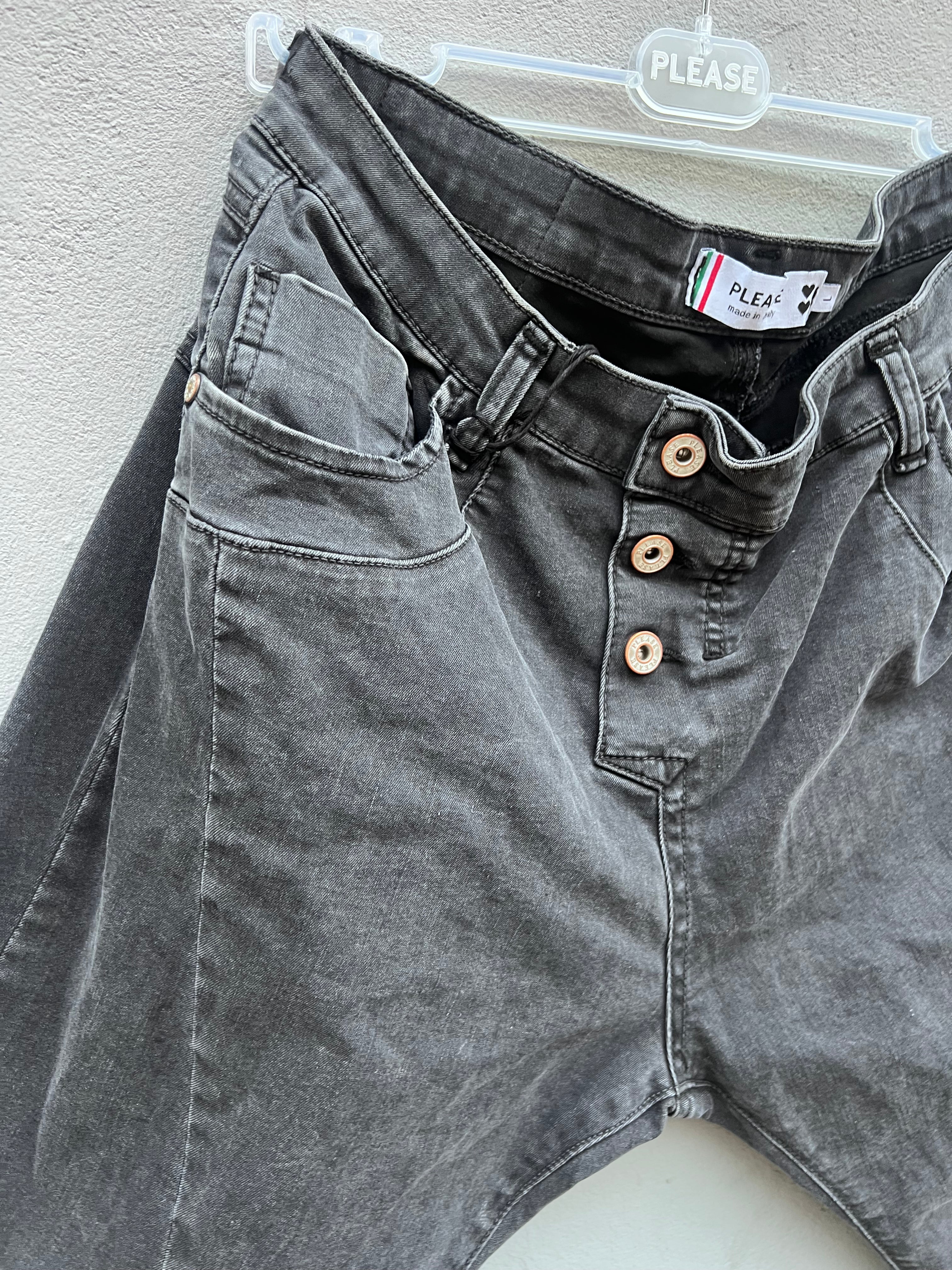 PLEASE JEANS - JEANS - CLASSIC P2YQGD5PDD - NERO DENIM