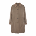PIECES - JAKKE - NORM CORDUROY -  17151431 - MOREL CHOC BROWN
