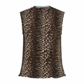 PIECES  - TOP - FLORA 17155406 - BLACK LEO