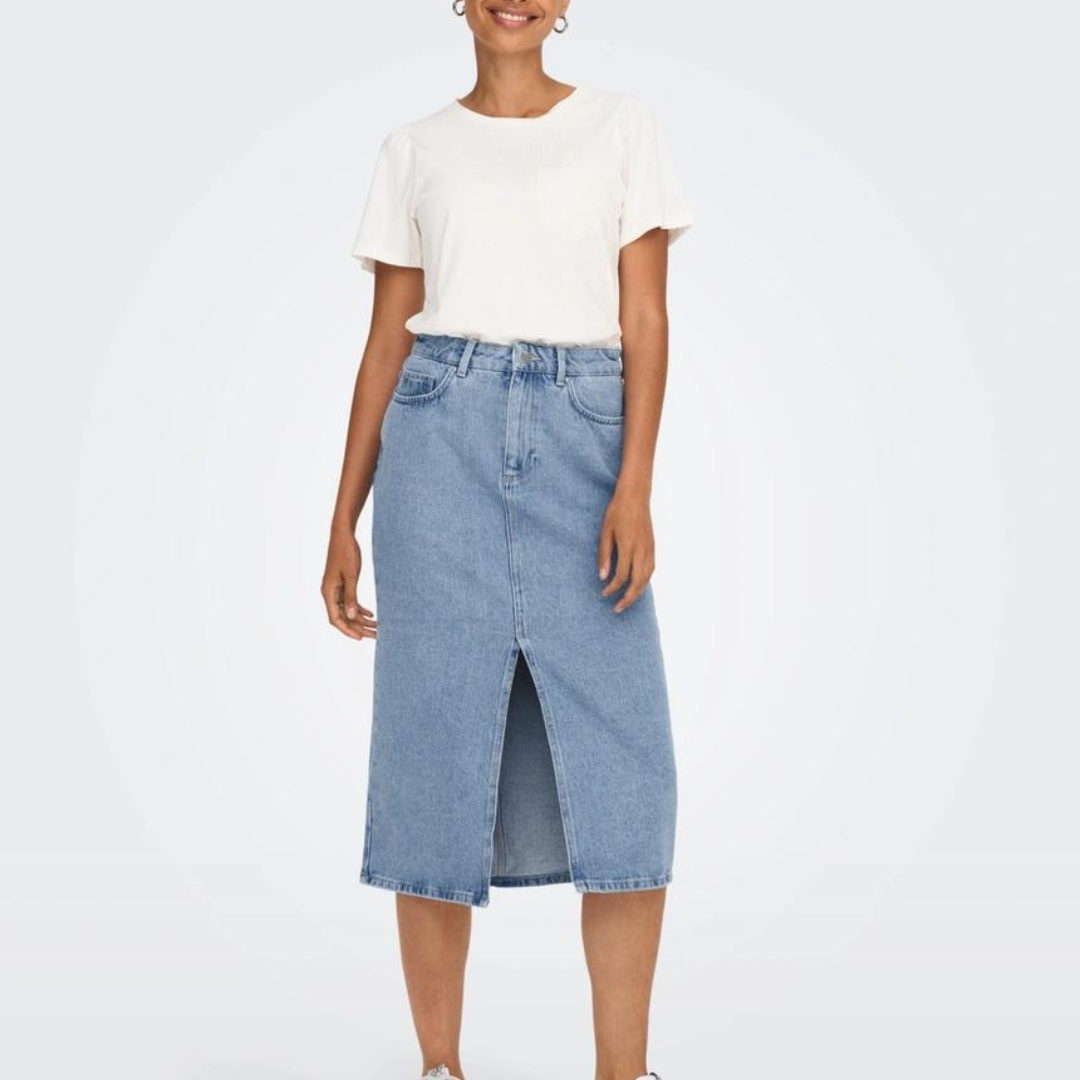 ONLY - NEDERDEL - BIANCA 15319268 - LIGHT BLUE DENIM