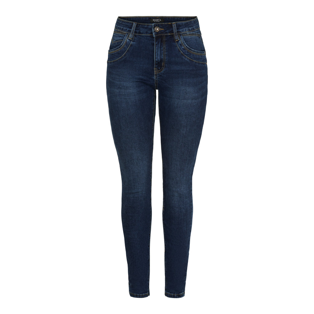 MARTA DU CHATEAU - JEANS - MDC182-26193 CHRISTABEL - DENIM BLUE