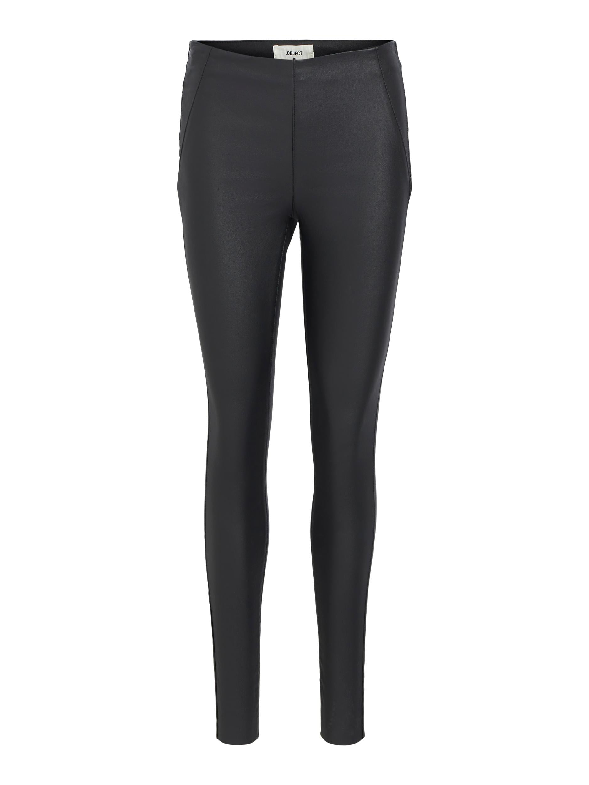 OBJECT - BUKS/LEGGINGS - BELLE COATED 23029748 - SORT