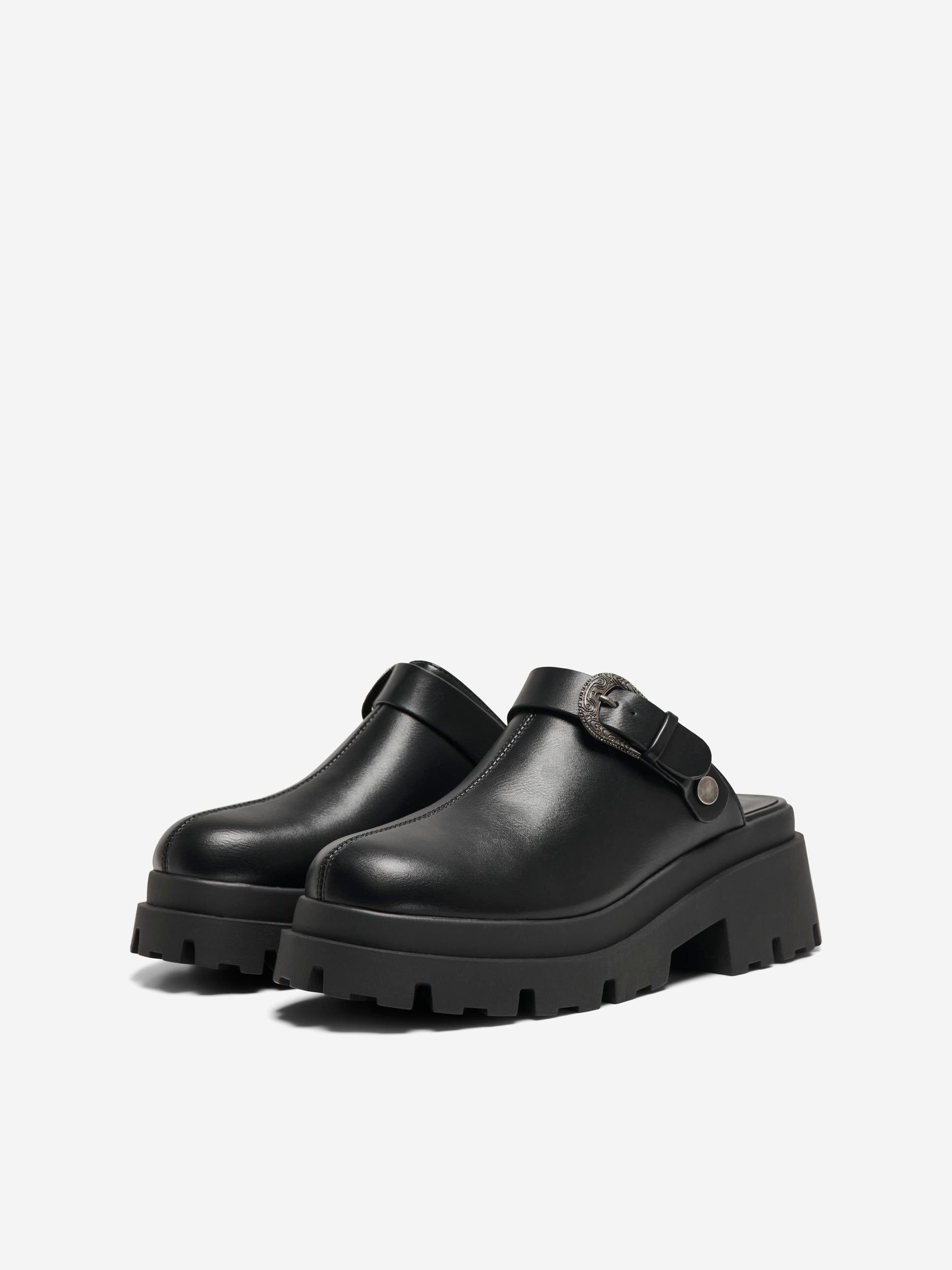 ONLY - SKO - DOJA-6 PU CLOG -  15320042 - SORT