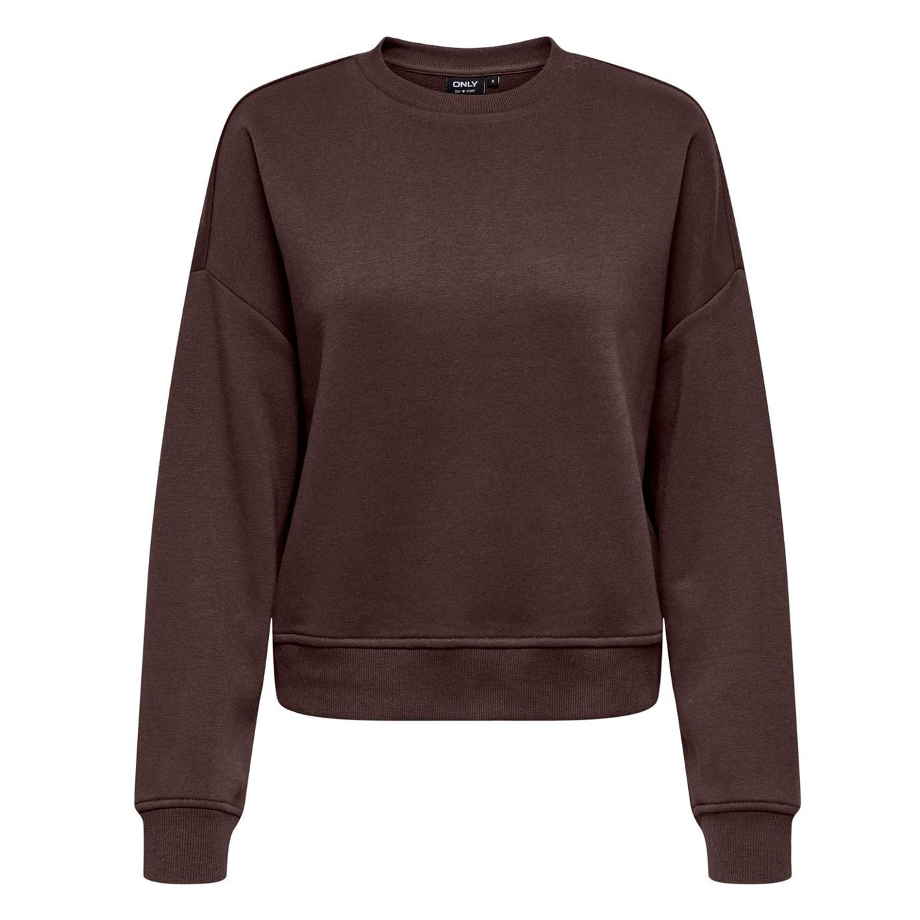 ONLY - SWEATSHIRT - SWEAT LIFE 15243380 - COFFEE BEAN