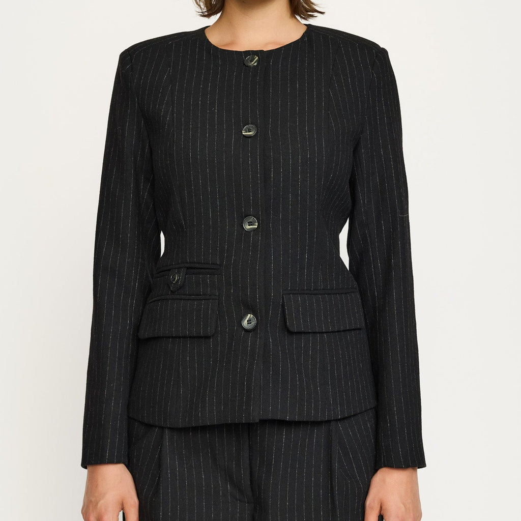 SOFT REBELS - BLAZER - YVONNE SR525-730 - BLACK
