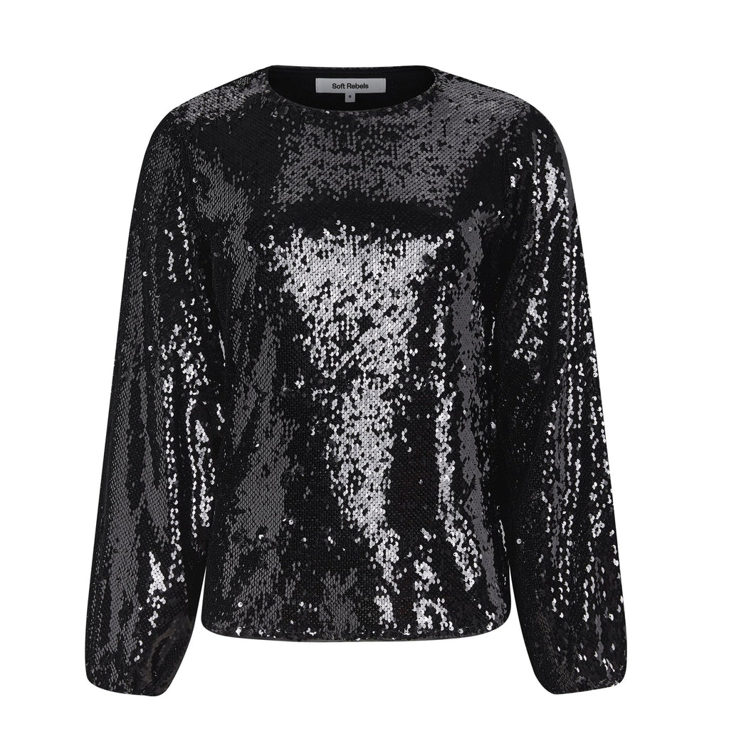 SOFT REBELS - BLUSE - MADDISON SR625-720 - BLACK