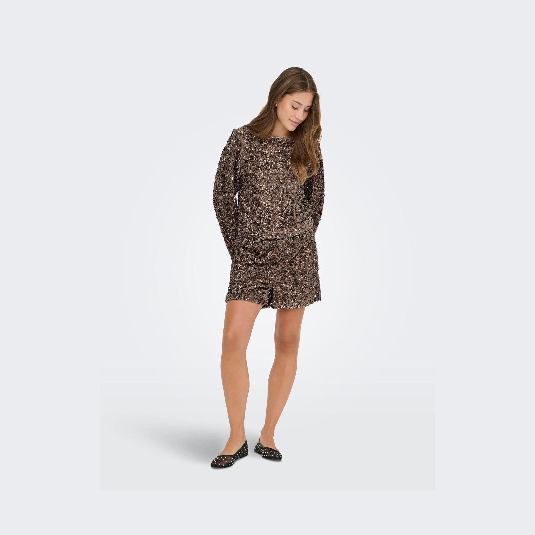 ONLY - SHORTS - CONFIDENCE 15360164 - MOUNTAIN TRAIL SEQUINS