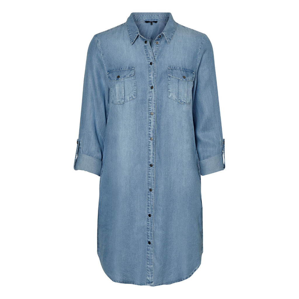 VERO MODA - KJOLE - SIGGA 10184172 - LIGHT BLUE DENIM