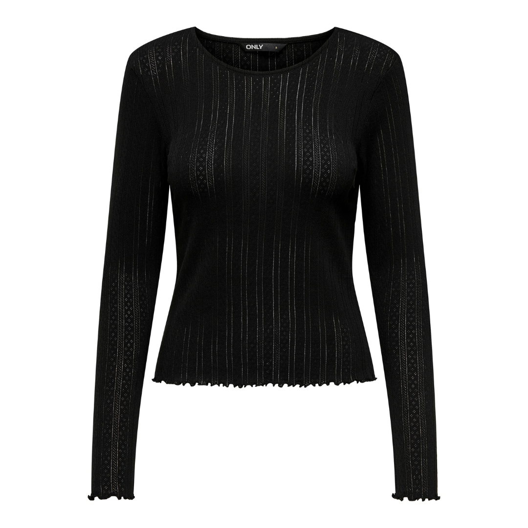 ONLY - BLUSE - CARLOTTA 15291987 - SORT