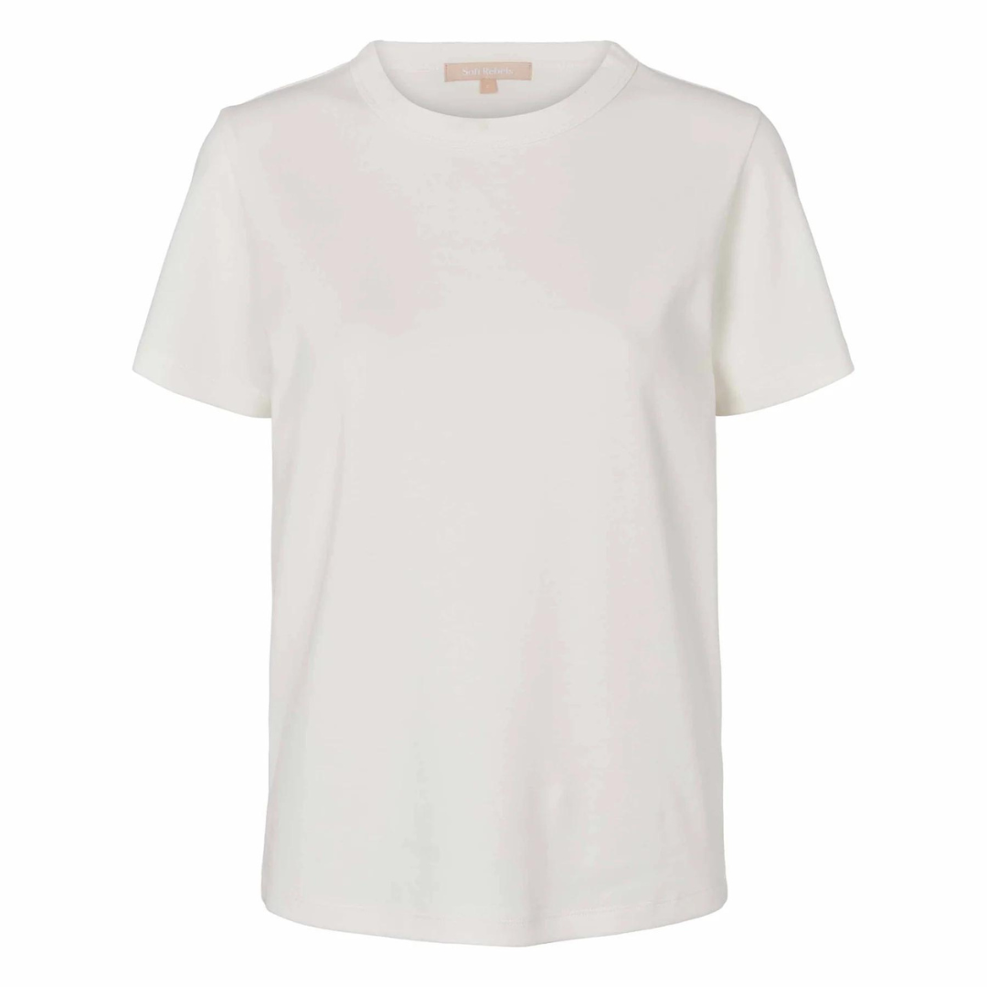 SOFT REBELS - T-SHIRT - HELLA SR122-300 - SNOW WHITE