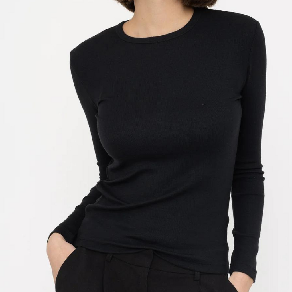 SOFT REBELS - BLUSE - FENJA SRAW22-300 - SORT